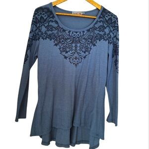 Unity World Wear knit top size XL